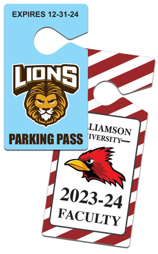 Parking Permit Hang Tags
